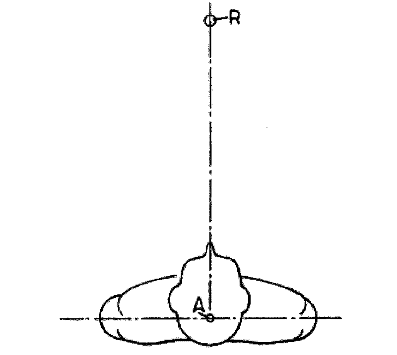 Production of an ophthalmic member adapted for central and peripheral vision