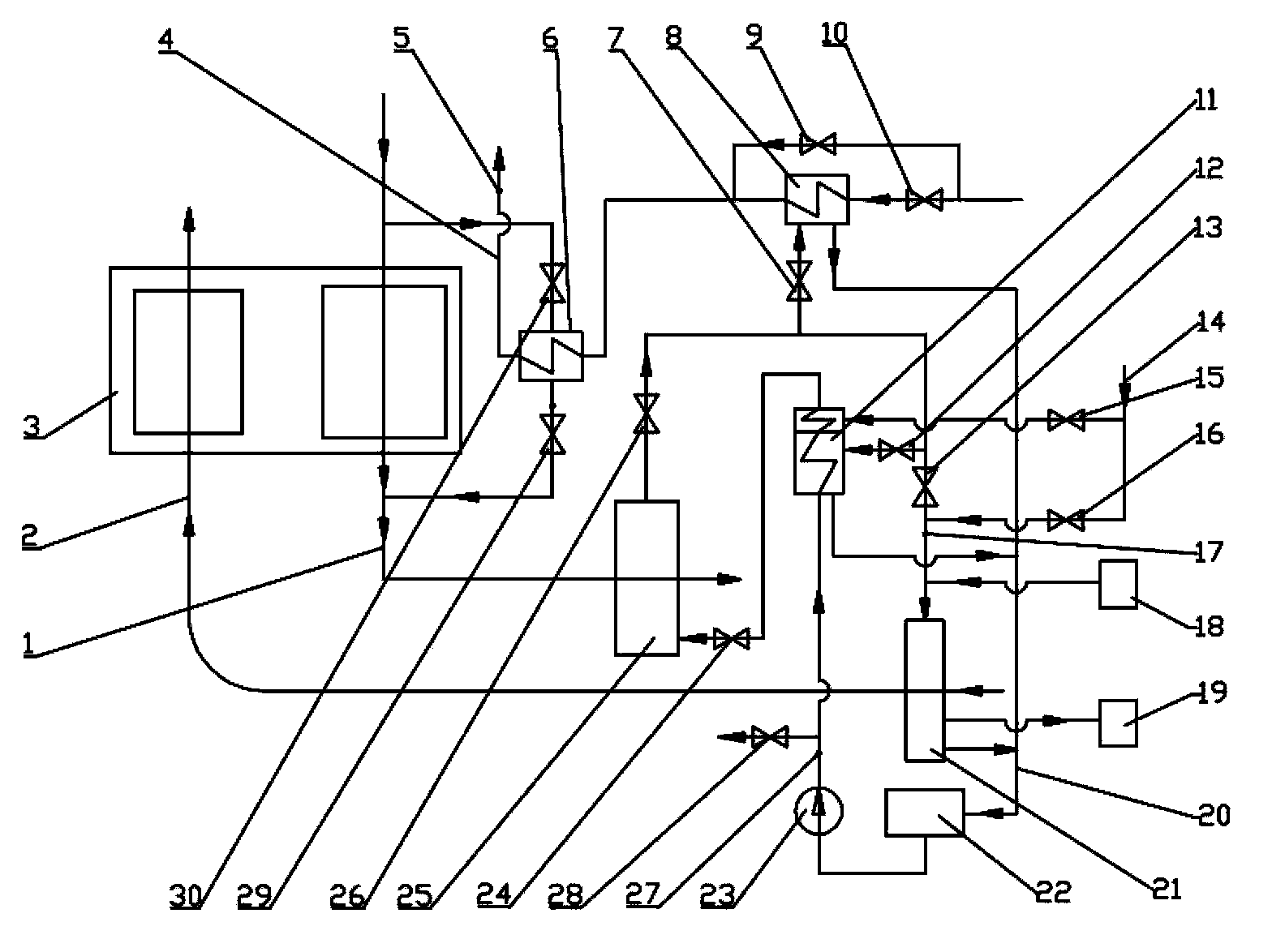 Sub-control phase-change heat exchange system and method based on grading combination heat exchange