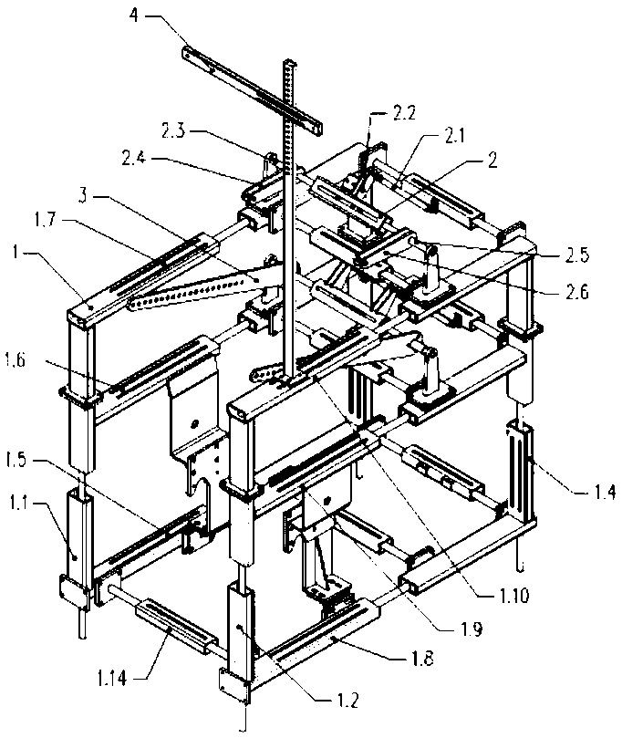 Tractor hood opening and closing reliability testing device