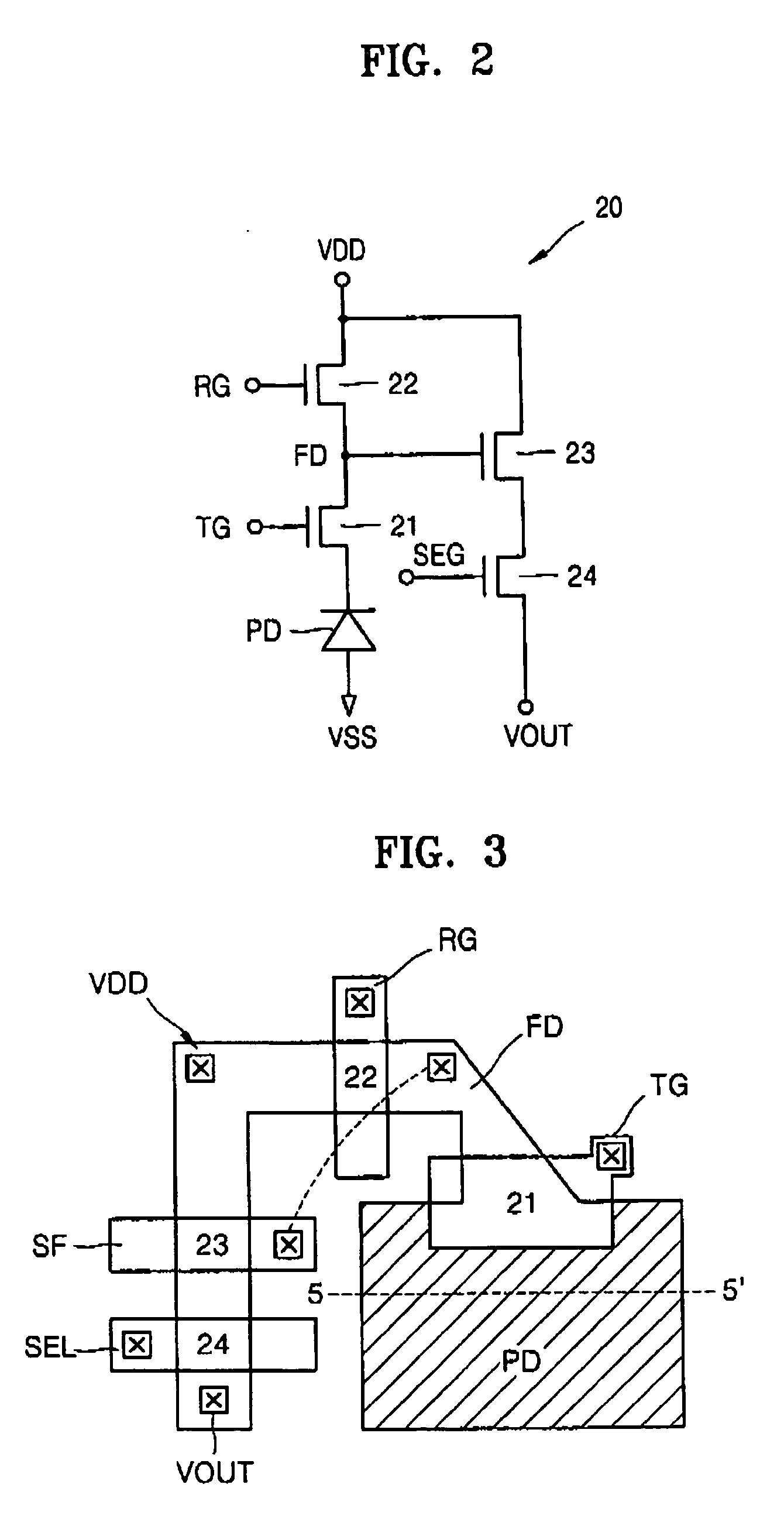 Image sensor test patterns for evaluating light-accumulating characteristics of image sensors and methods of testing same