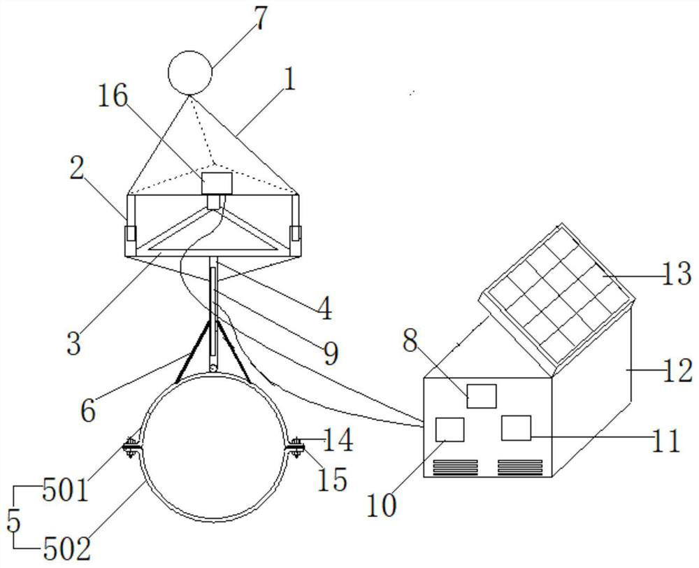 A pipeline displacement monitoring system and method