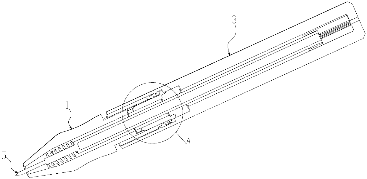 Novel gesture pressing pen