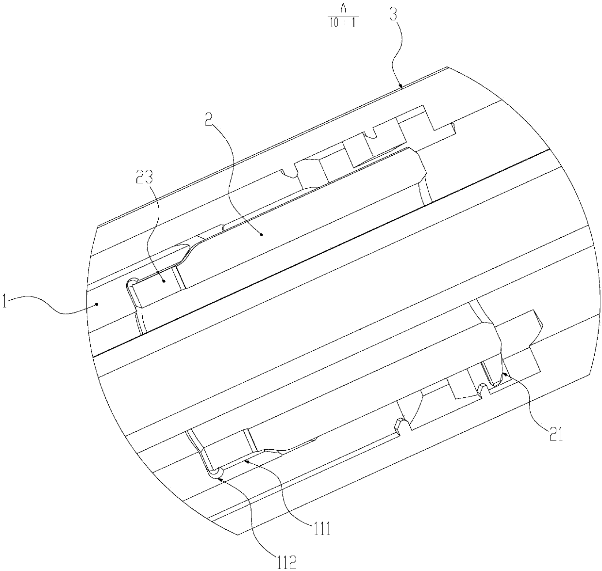 Novel gesture pressing pen