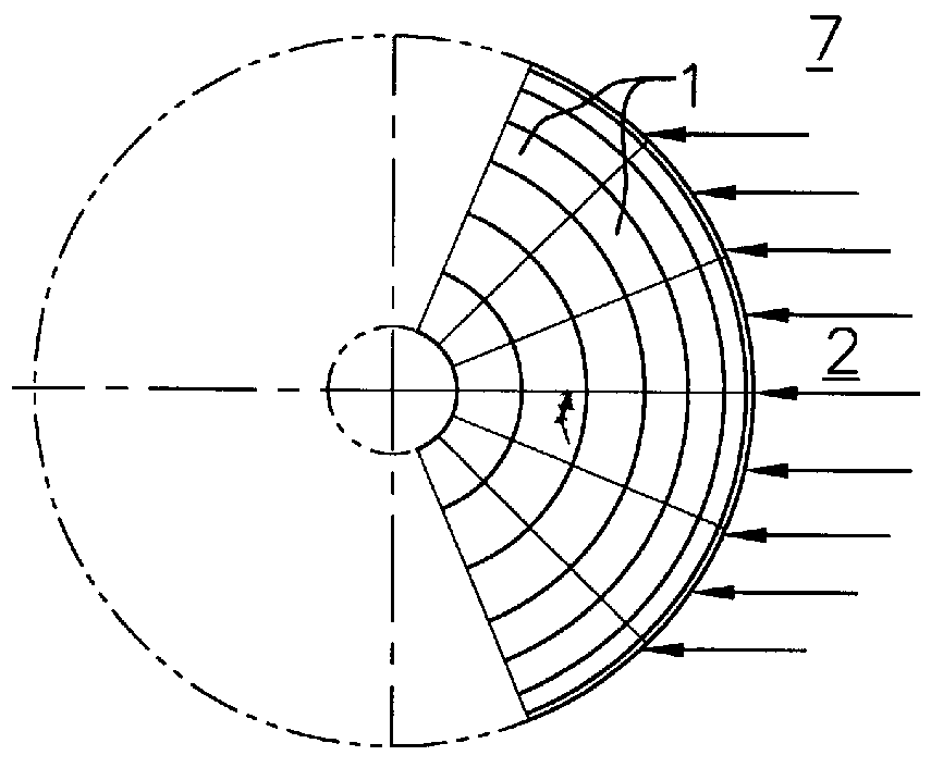 Liquid modular lens for condensing solar energy