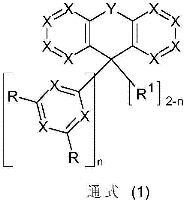 Fluorine derivatives for organic electroluminescence devices