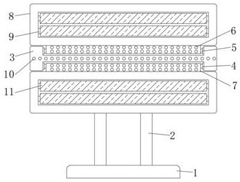 Manufacturing process of wind-resistant advertising board