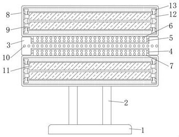 Manufacturing process of wind-resistant advertising board