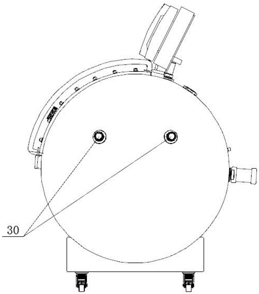 Hard pressurizing oxygen chamber