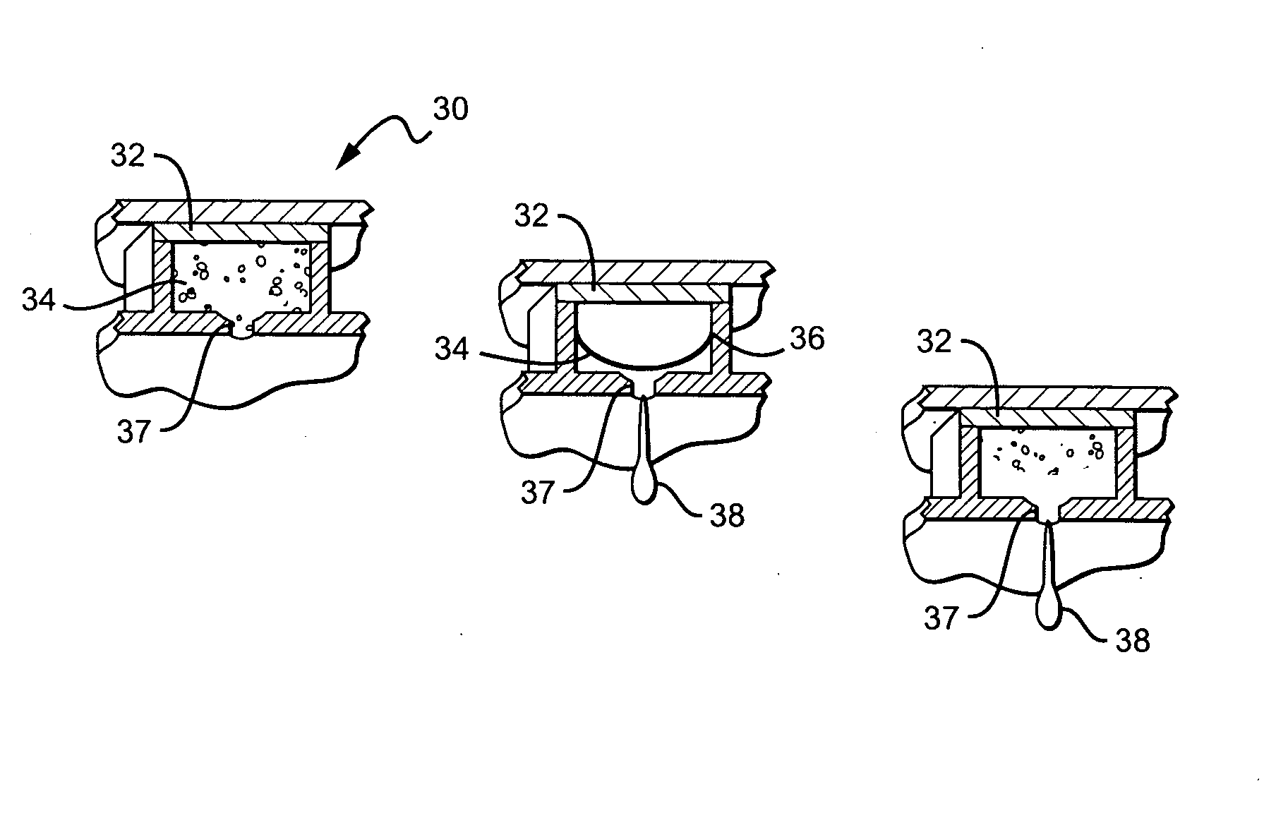 Method for coating semiconductor device using droplet deposition