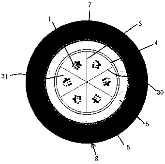 Flame-retardant explosion-proof fire-fighting communication optical cable