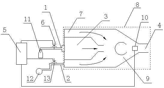 Maintaining system and maintaining method for circulating fluidized bed