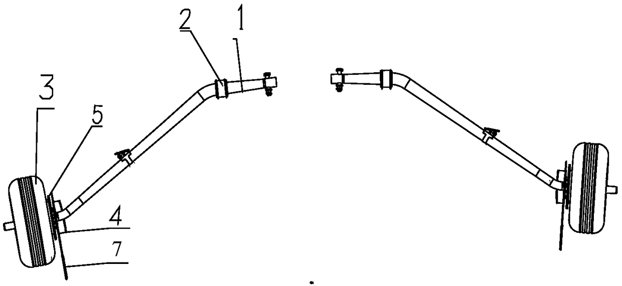 Main landing gear of airplane