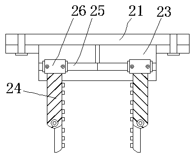 Robot clamp with functions of automatic object discharging and direction adjusting