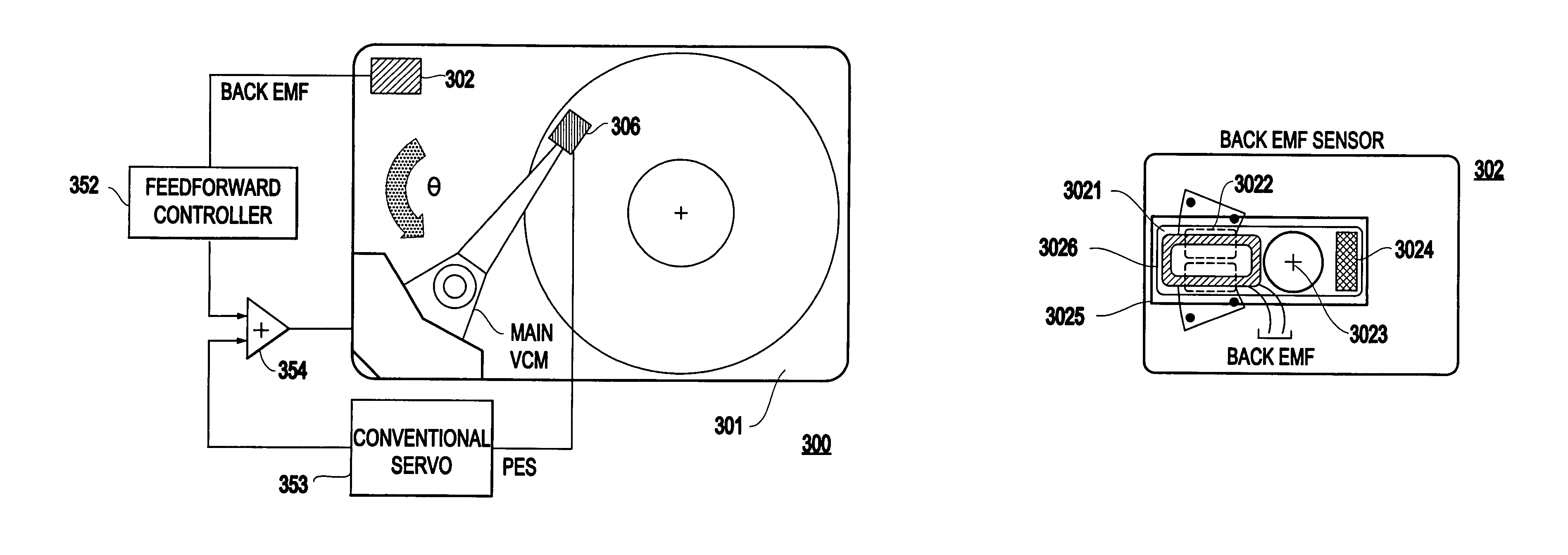 Rotational vibration velocity-based sensor for disk drives