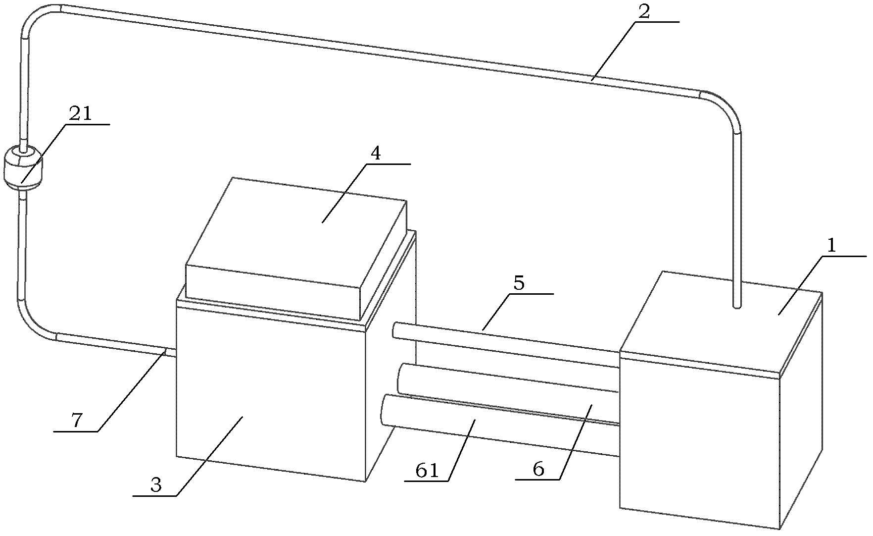 Microgravity environment-based spray cooling loop device