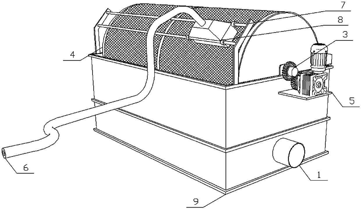 Device and method for removing and collecting microparticles in aquaculture water