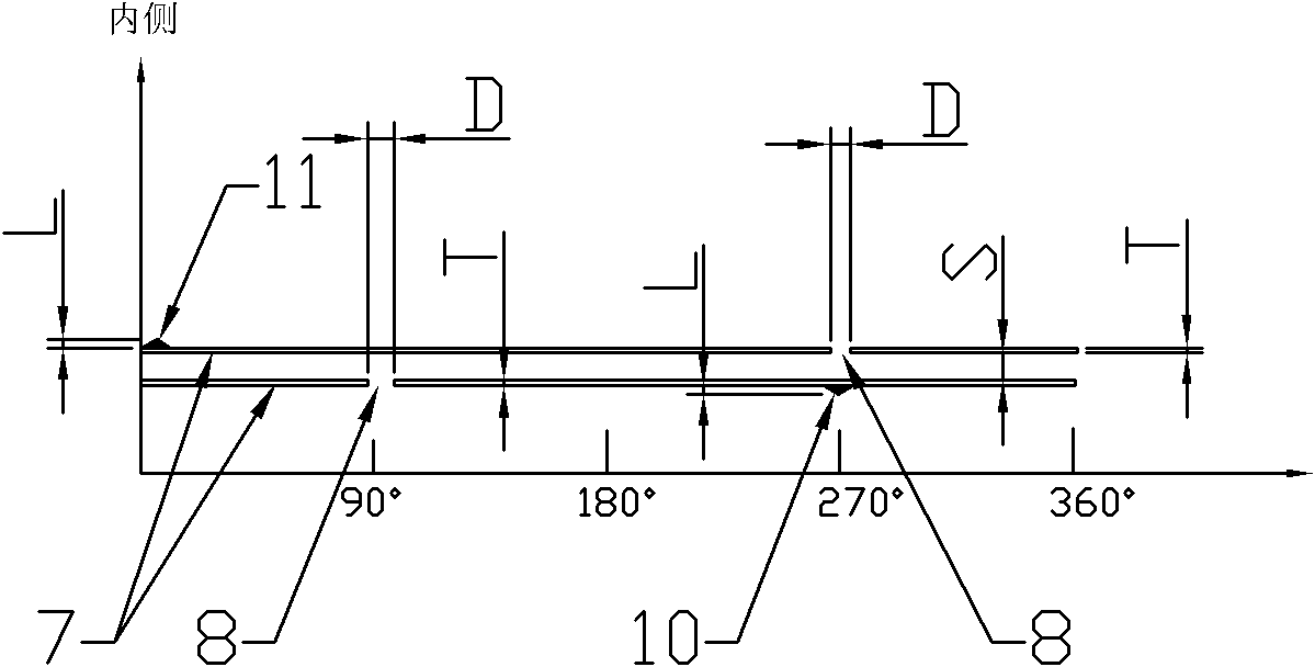 Rolling bearing sealing element and rolling bearing sealing structure