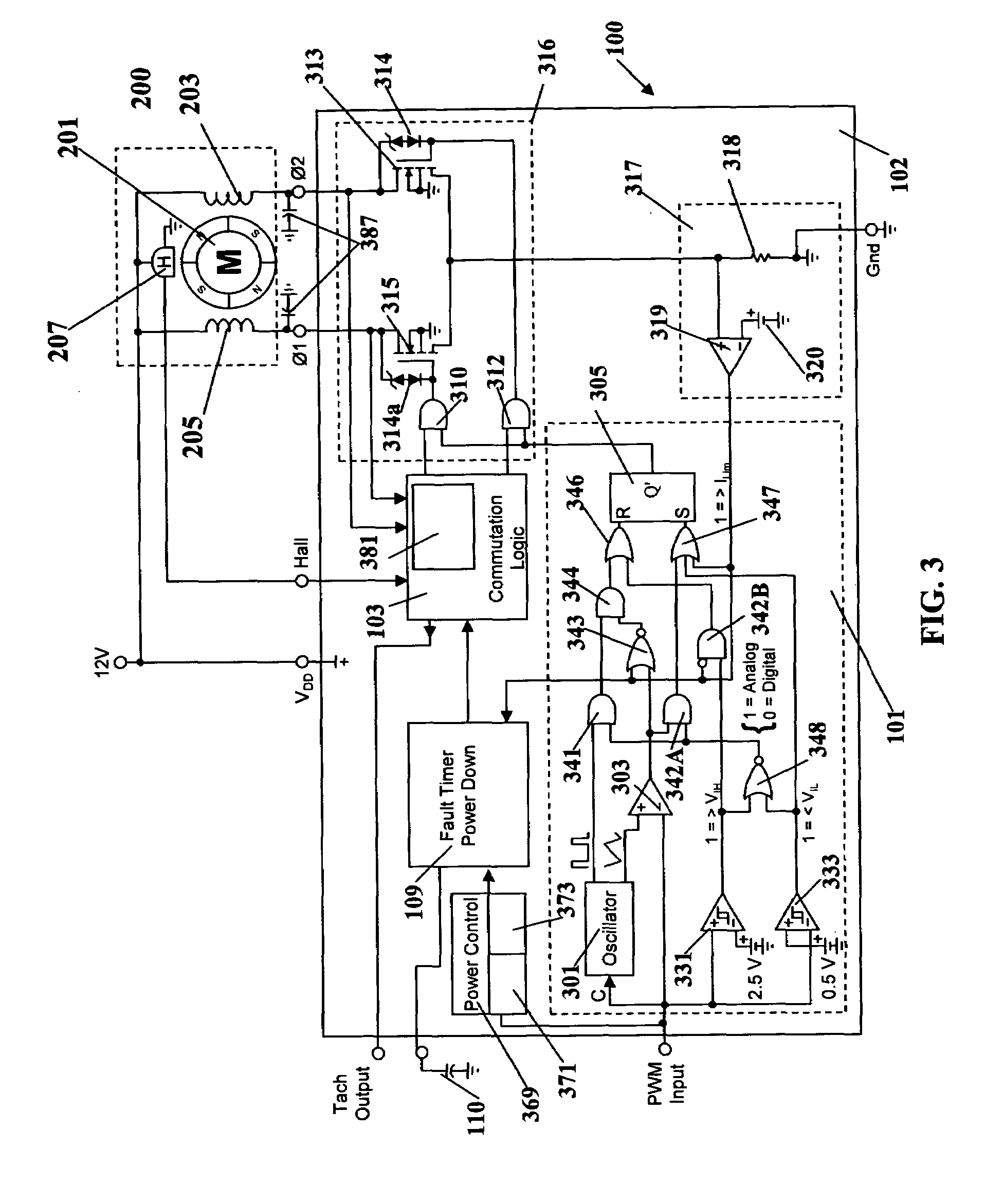 Controller arrangement with adaptive non-overlapping commutation