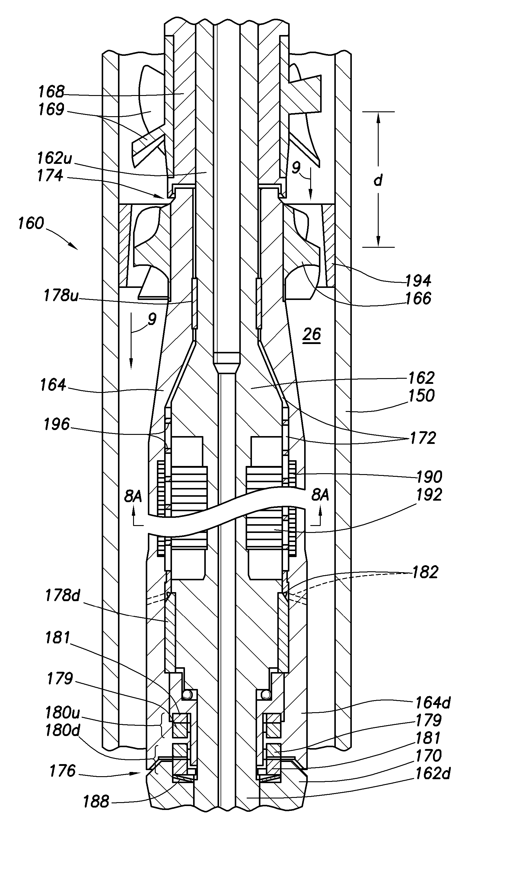 Apparatus and method for generating electrical power in a borehole