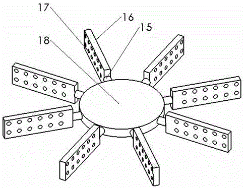 Device for stirring and smashing domestic animal fodder