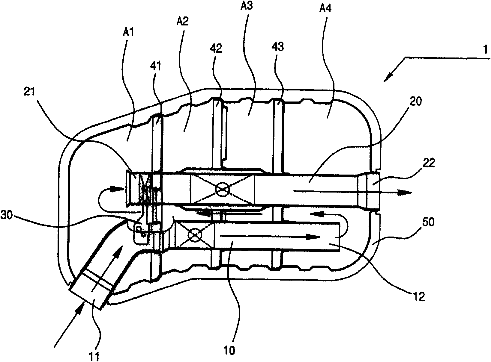 Muffler apparatus for vehicle