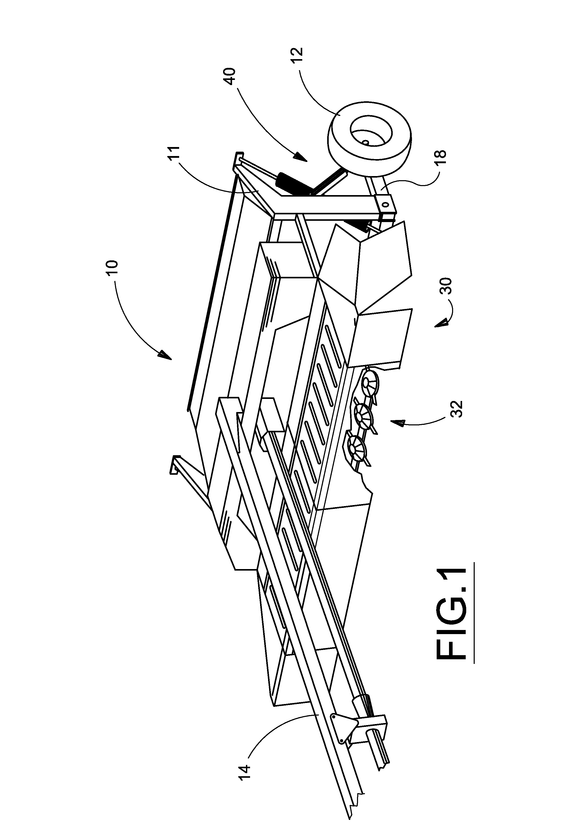 Intermediate lift cylinder lock for extra tall stubble biomass operation