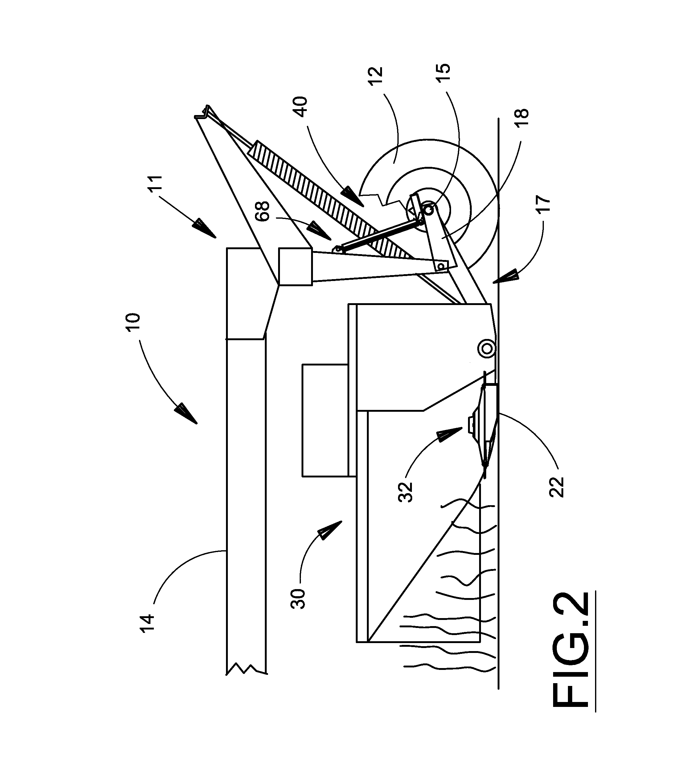 Intermediate lift cylinder lock for extra tall stubble biomass operation