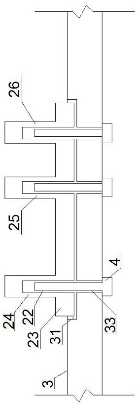 Precast beam for rail transit and preparation method