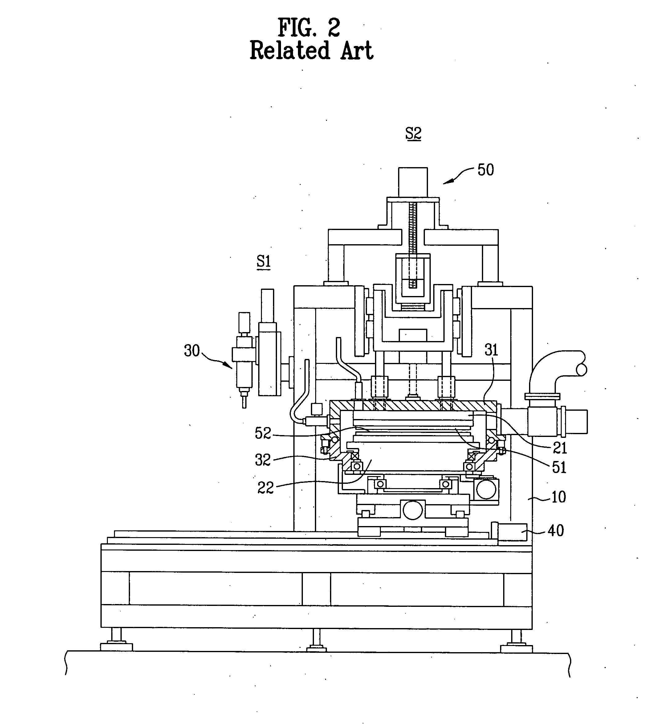 Substrate bonding apparatus for liquid crystal display device panel