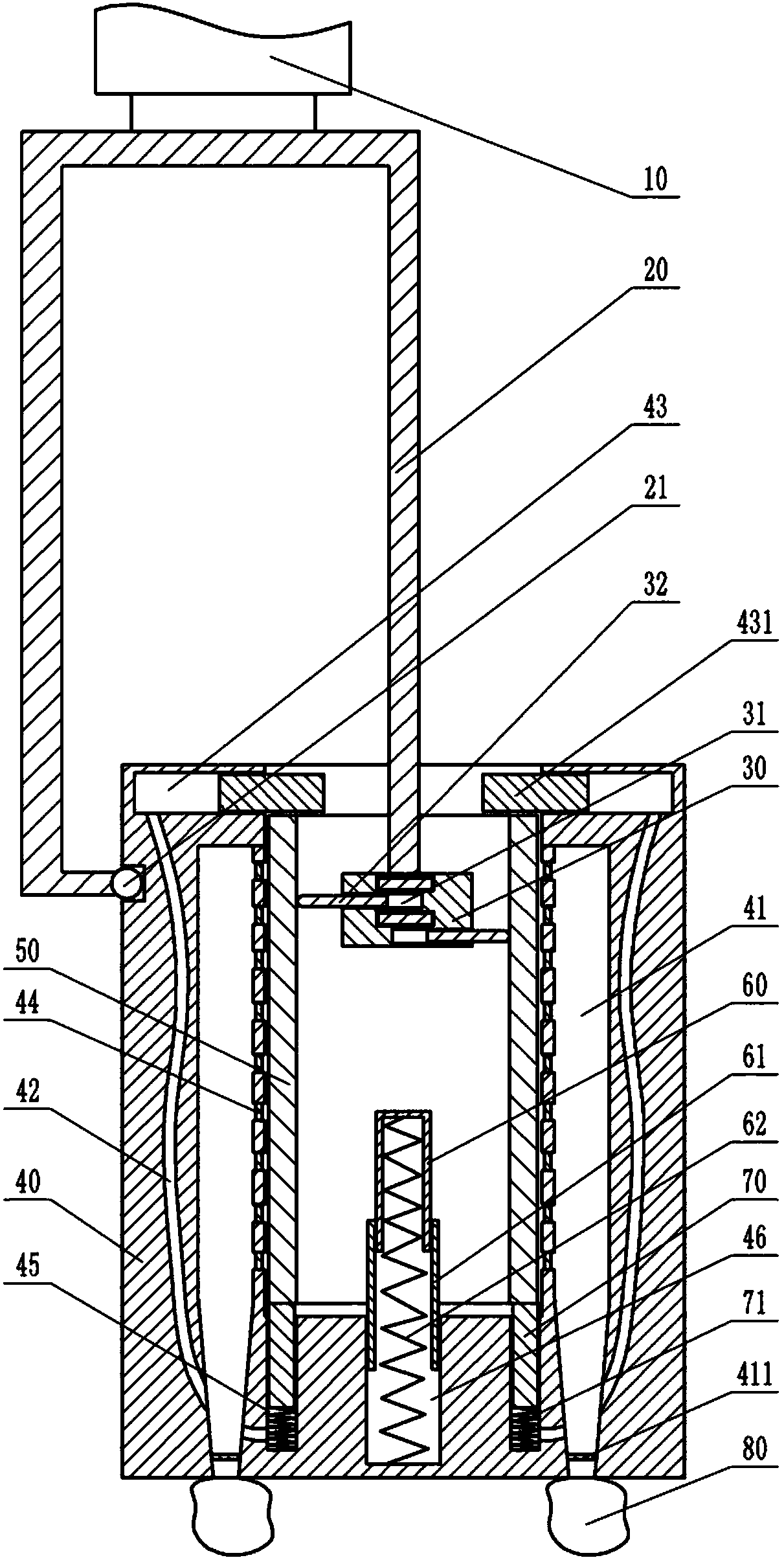 Part polishing device