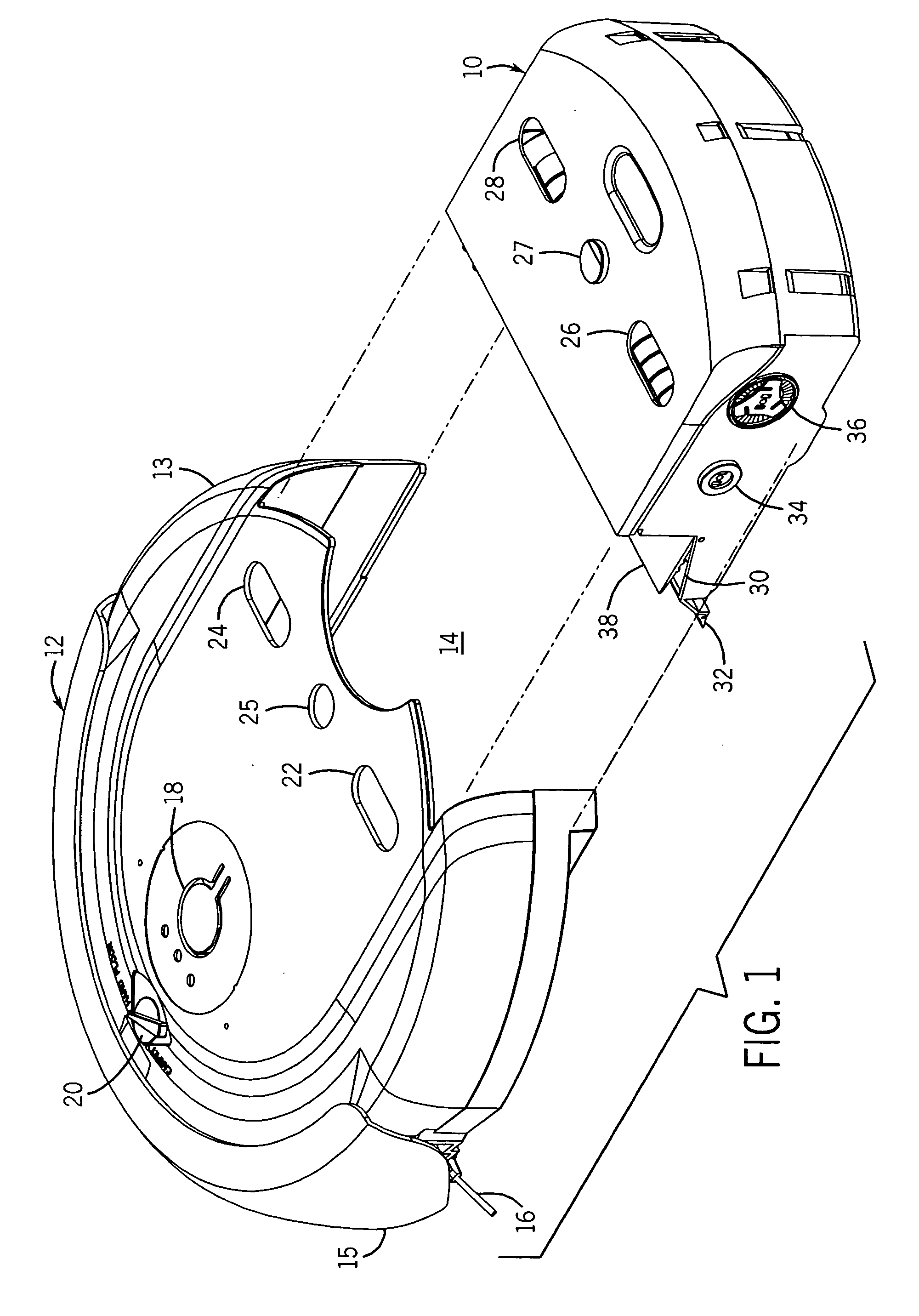 RFID navigational system for robotic floor treater