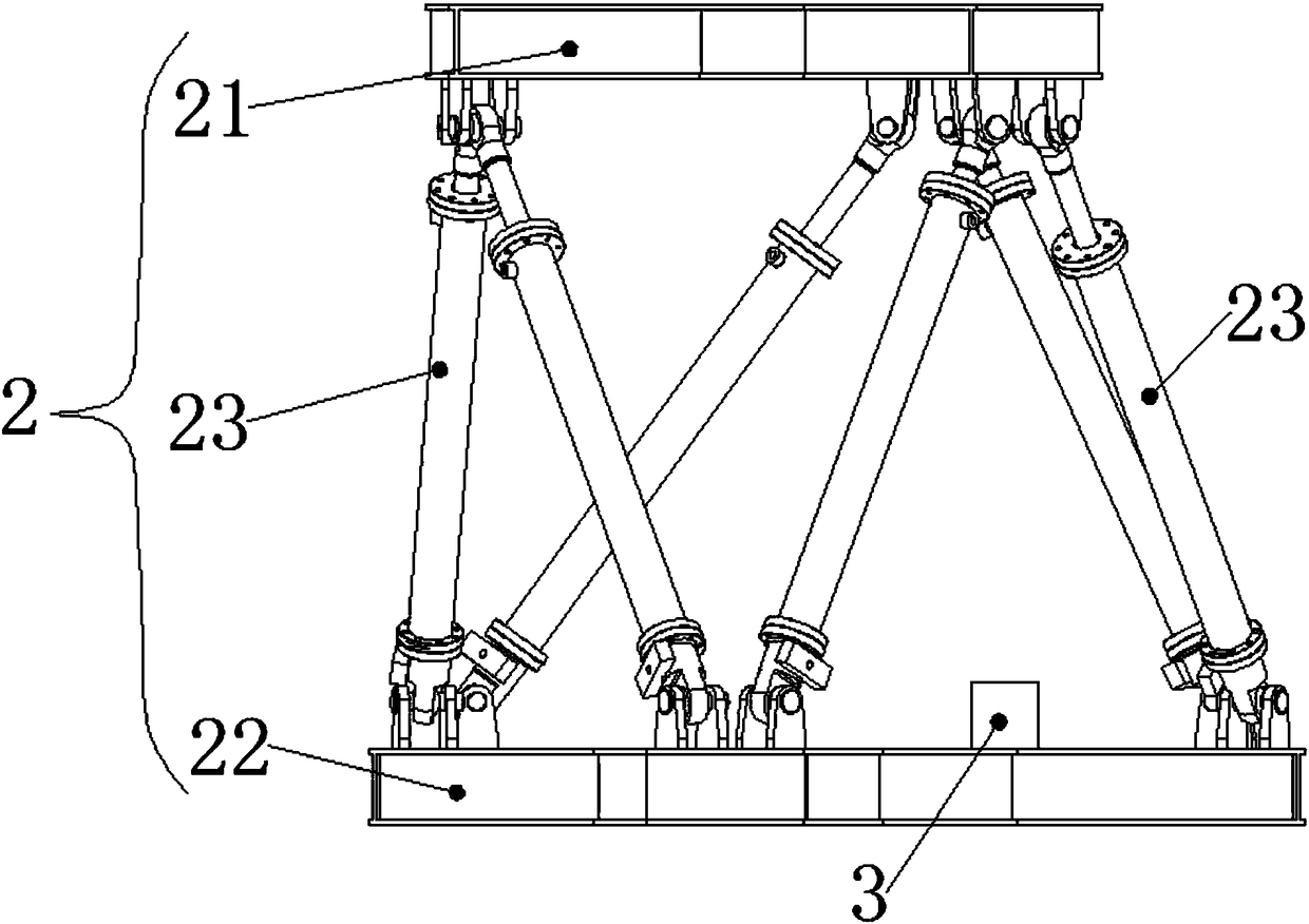 Control method for multi-degree-of-freedom displacement variation compensation platform and control system