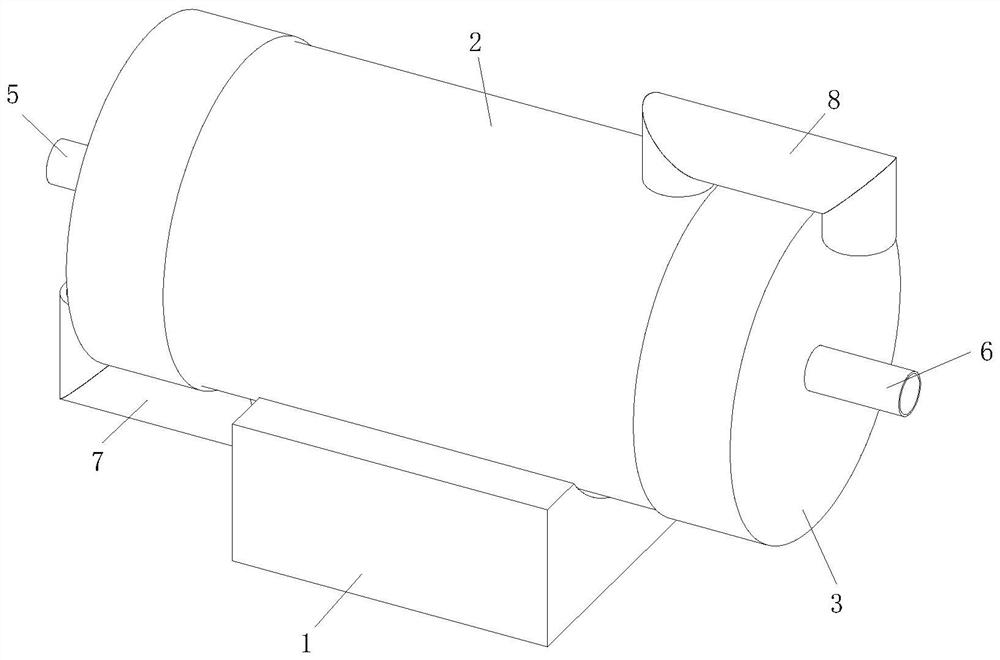 High-temperature waste water waste heat recycling device