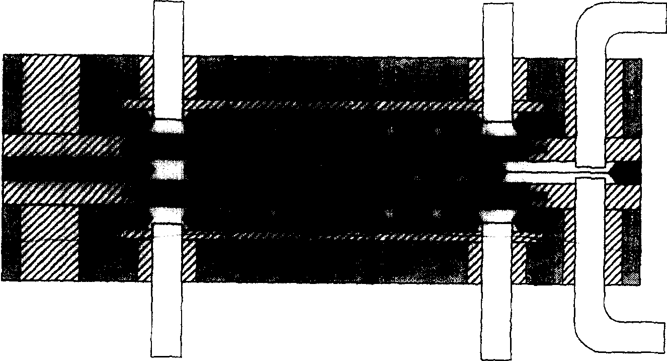 Stack silicon-base miniature fuel celles and manufacturing method