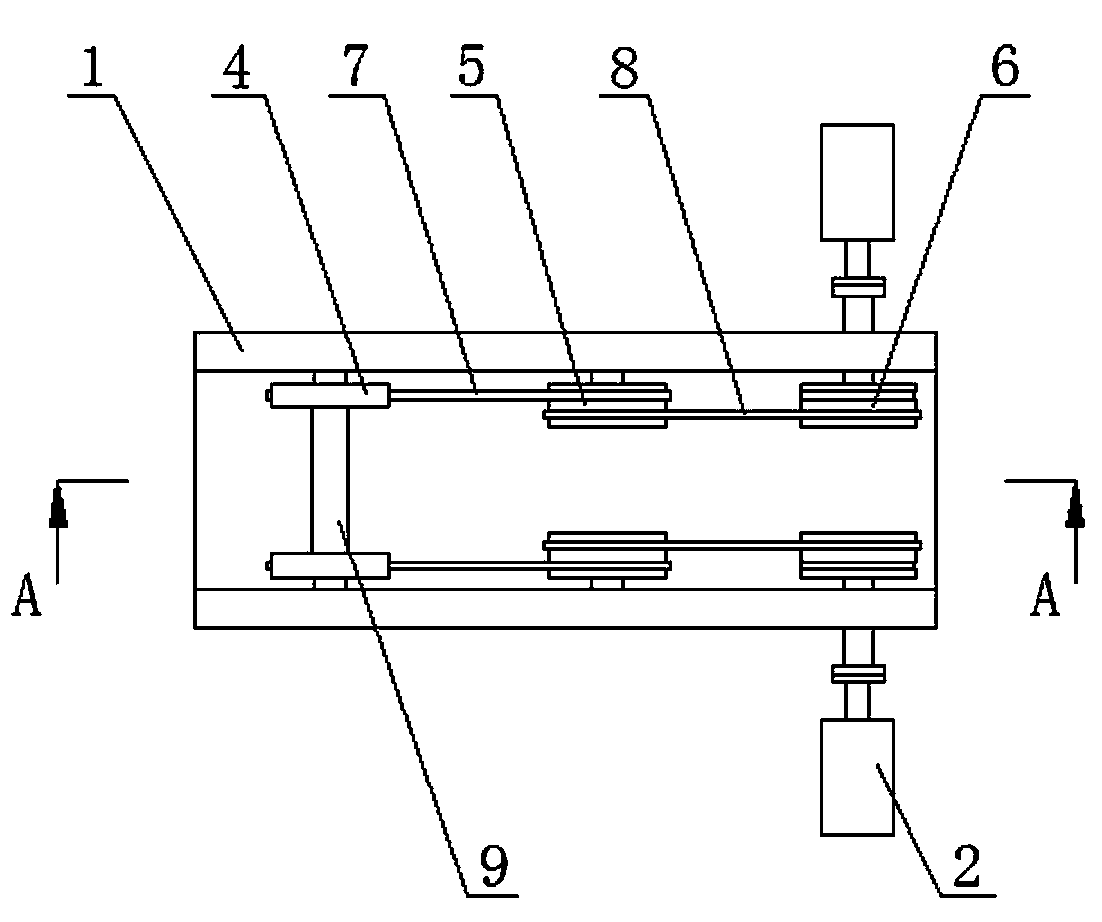 Lead frame transmission device