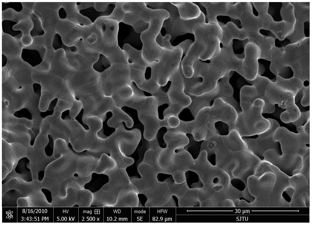 Preparation method of porous nickel flat membrane and porous nickel flat membrane prepared by the method