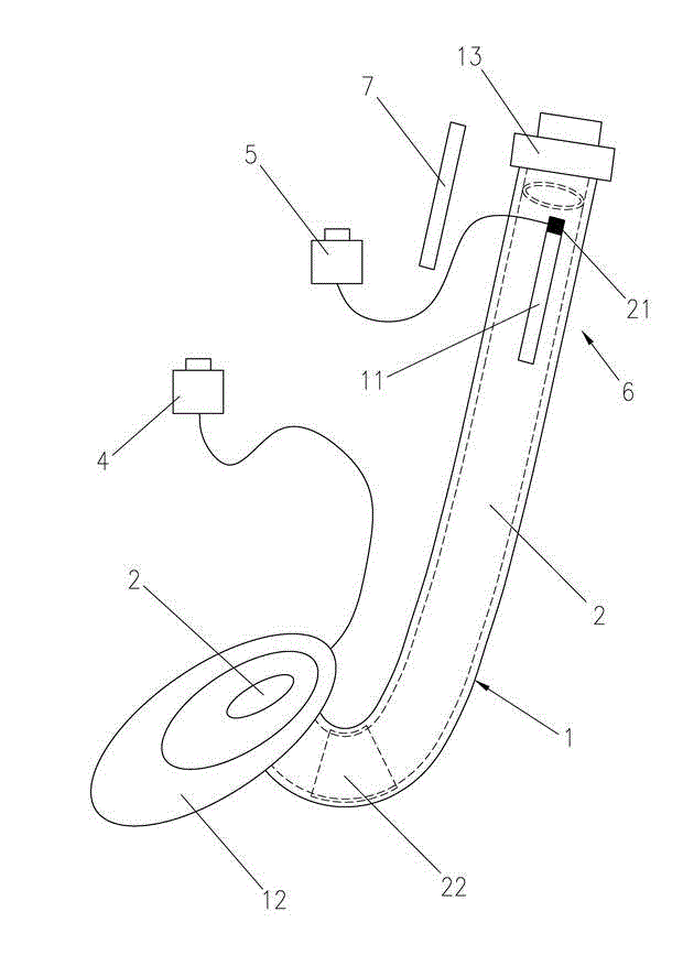 Combined air breather both of built-inBuilt-in tracheal catheter and laryngeal mask combined air breather for general anesthesia