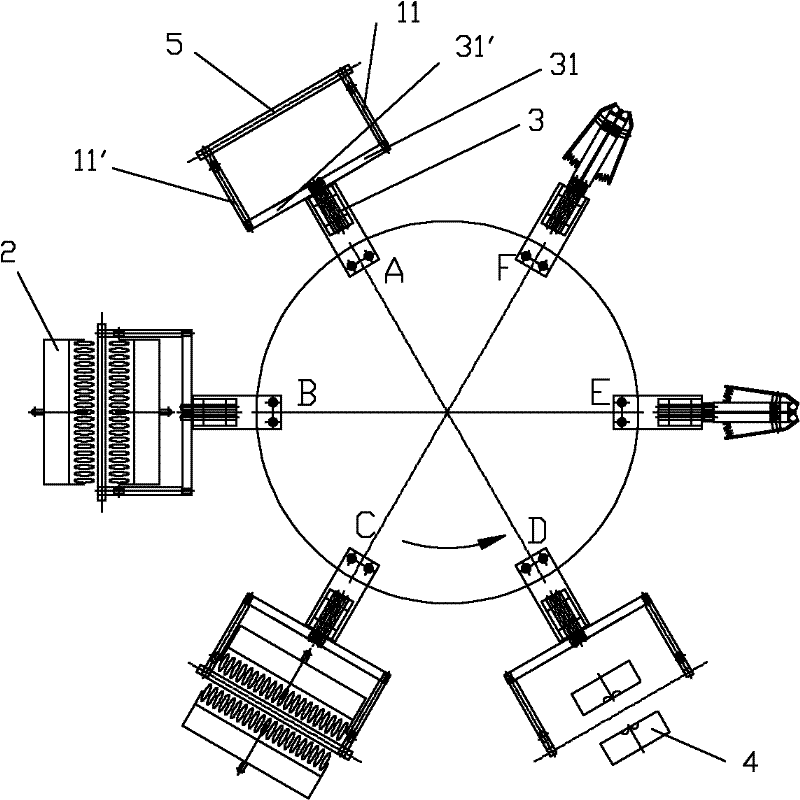 Lamp tube bending process and bending mechanism