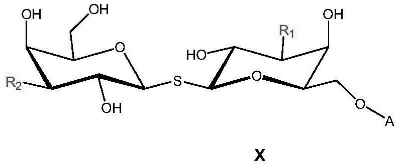 A kind of functional carbohydrate molecule based on tdg molecular skeleton and preparation method thereof