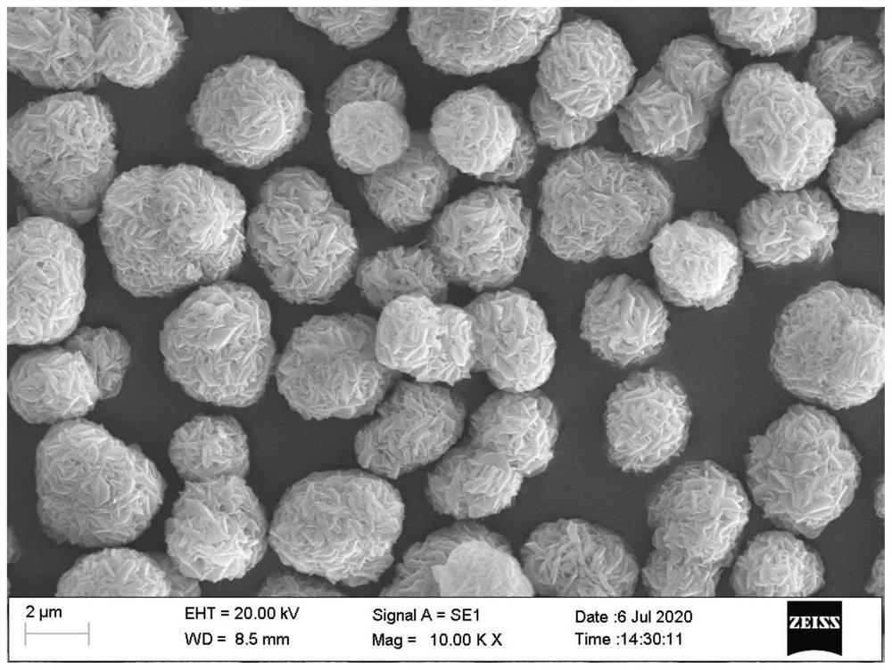 High-nickel ternary positive electrode material and preparation method thereof