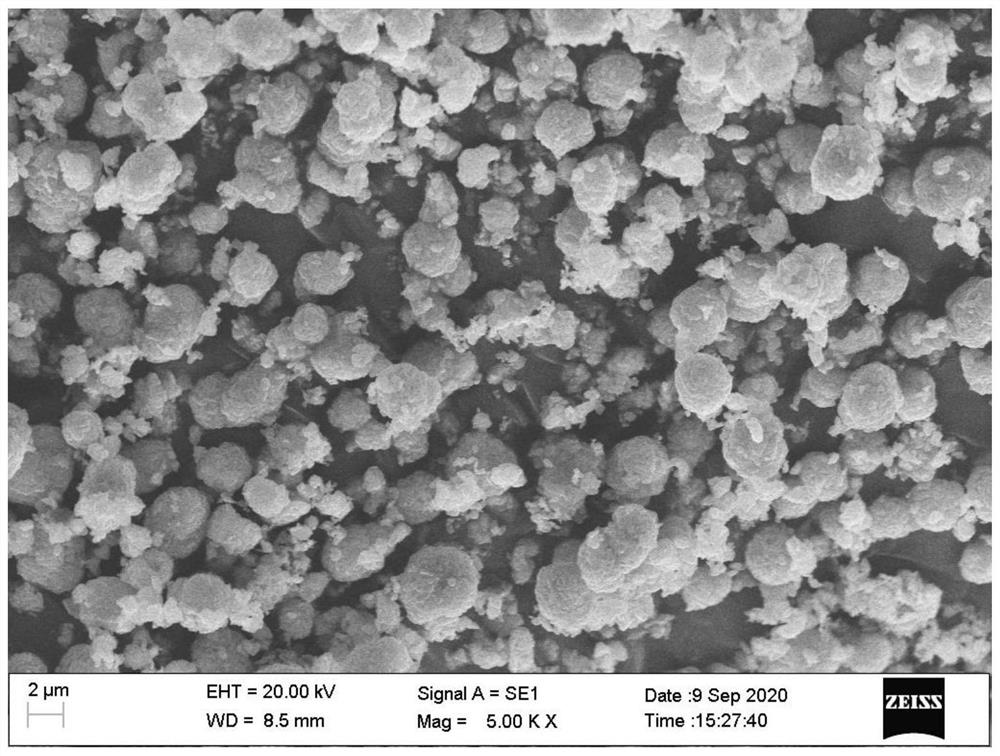 High-nickel ternary positive electrode material and preparation method thereof