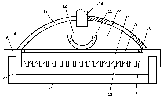 Hair blowing device for cloth