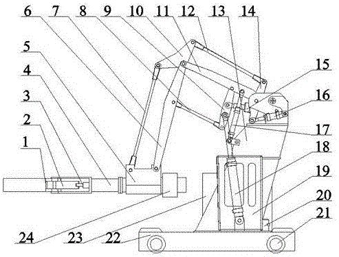 Heavy-load carrying manipulator for forging