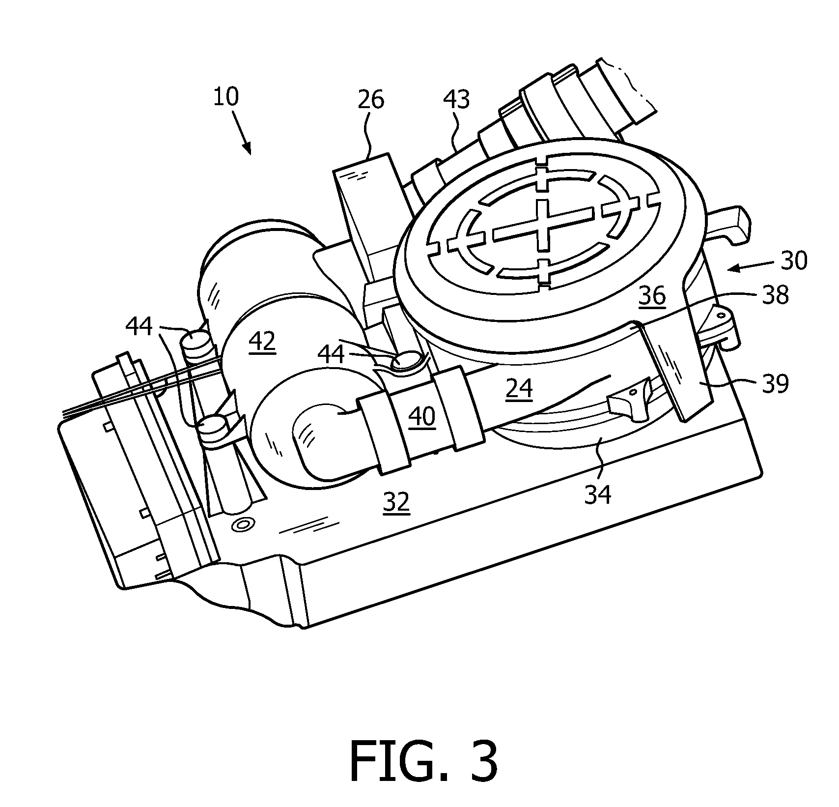 Vibration reducing blower assembly mounting