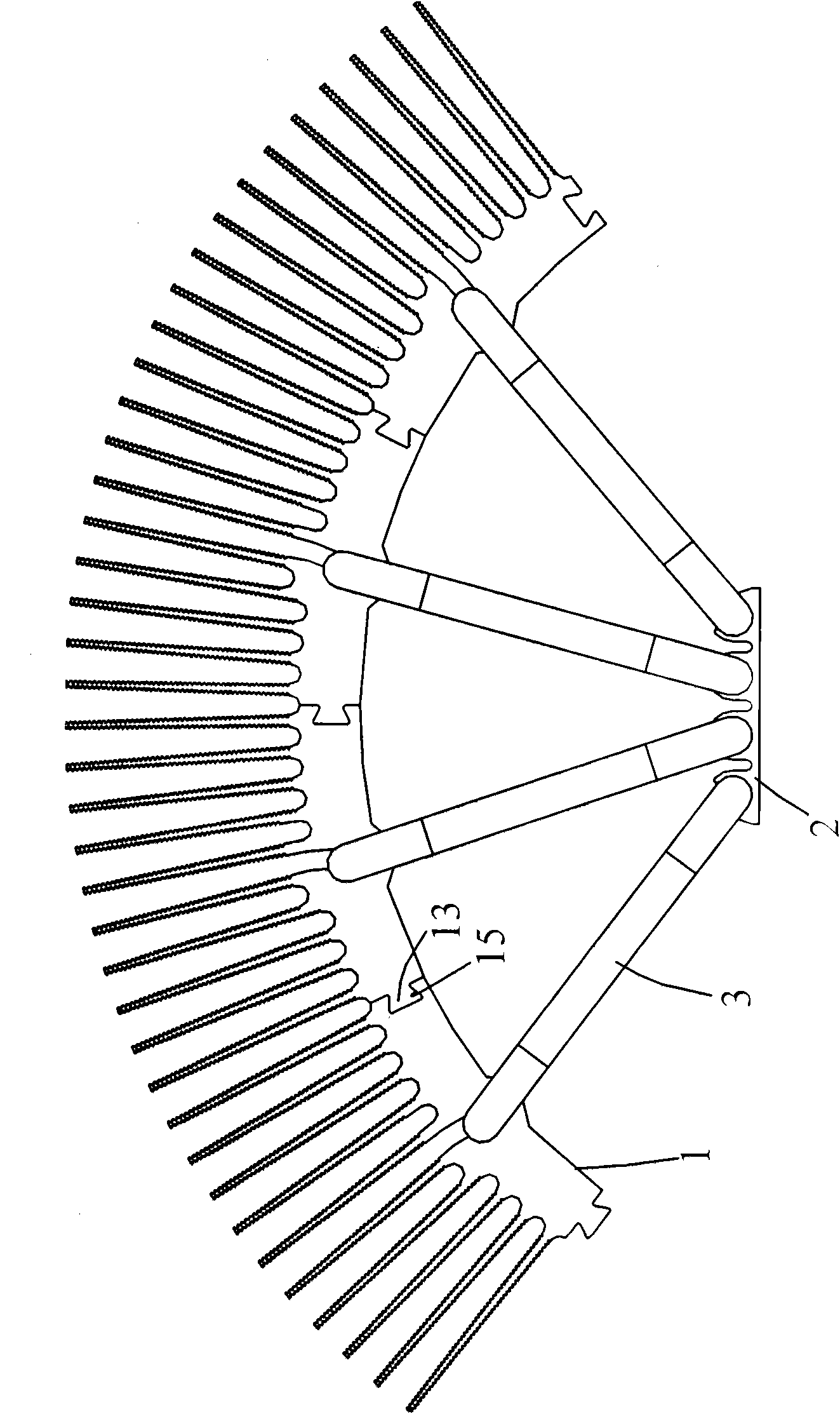 Heat dissipation fault warning method of LED lamp and heat dissipating device