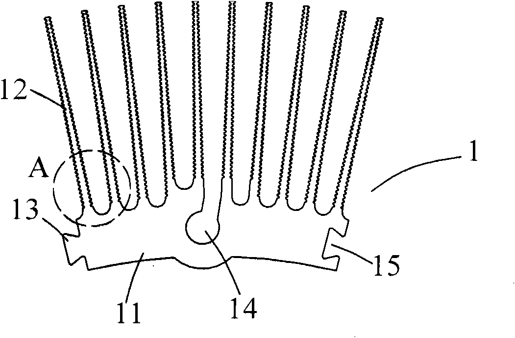 Heat dissipation fault warning method of LED lamp and heat dissipating device