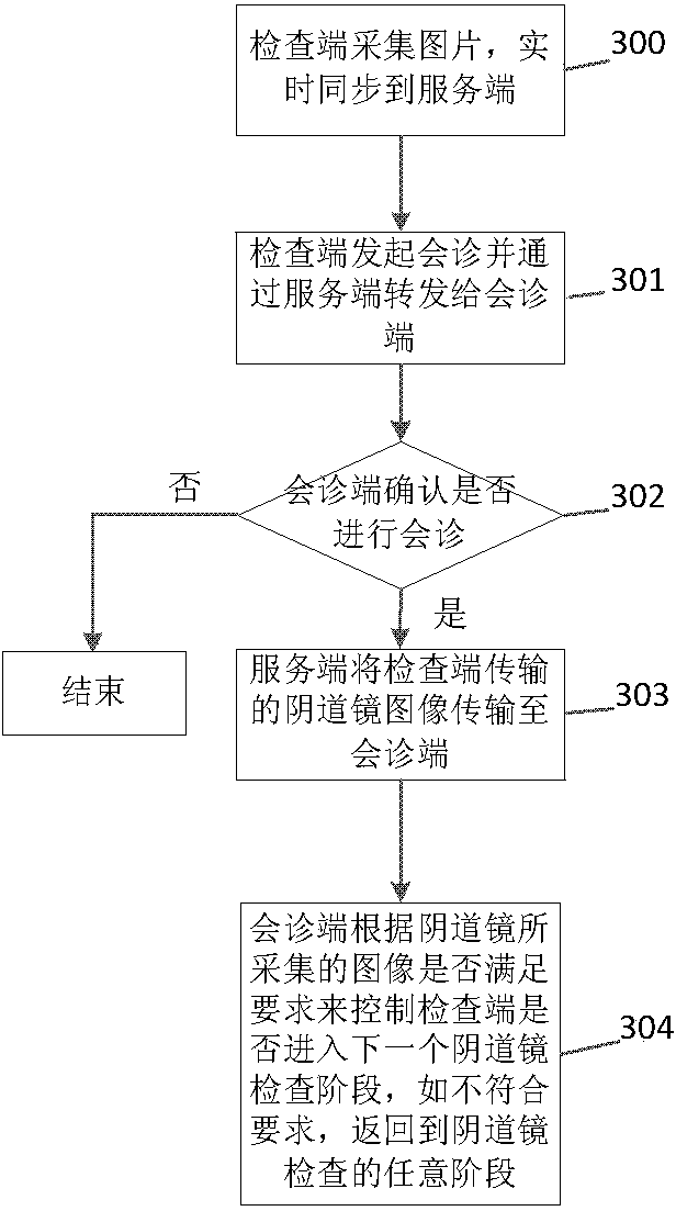 System and method for performing real-time remote control on colposcopy period