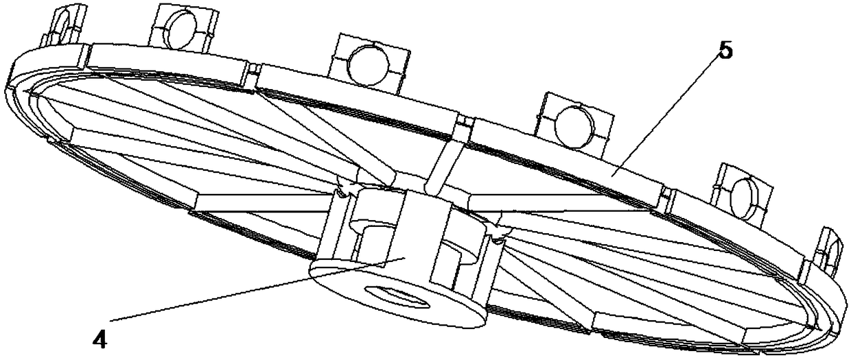 A detachable storage rack for mining drill pipes