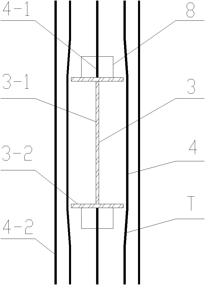 Construction method for formed steel reinforced concrete beam-column nodes