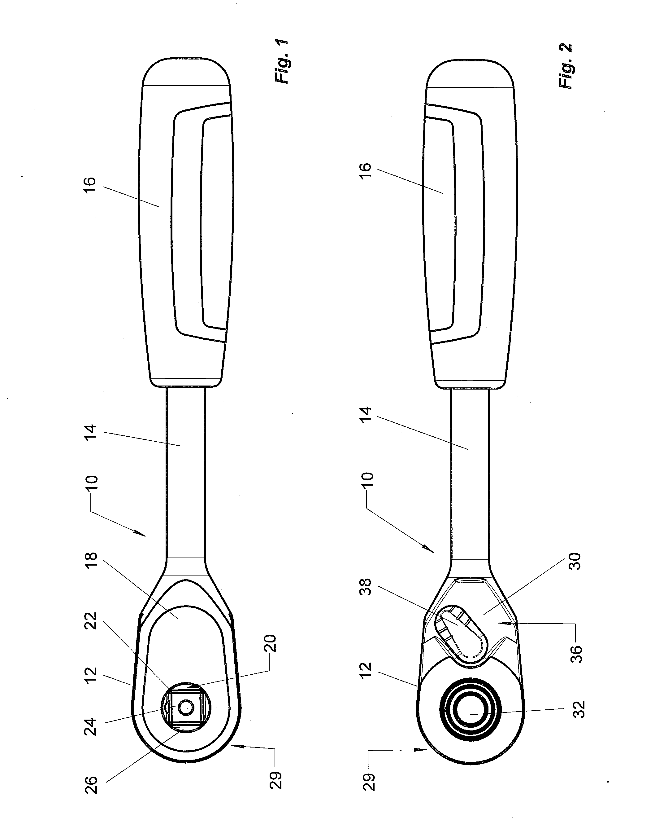 Ratcheting Tool with Fine Toothing